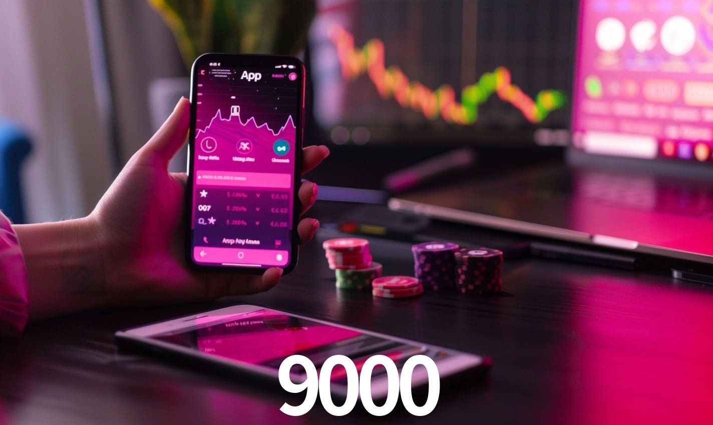 Comparação APP mobile vs versão web da 9000